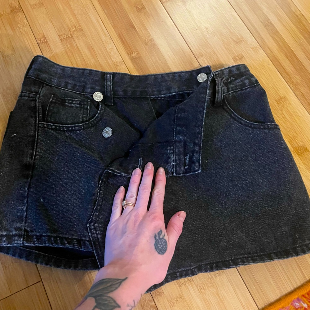 Jean Skort! Super cute!